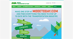 Desktop Screenshot of modetransportation.com