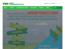 Tablet Screenshot of modetransportation.com